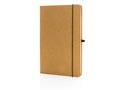 Recycled leather hardcover notebook A5 16