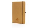 Recycled leather hardcover notebook A5 18