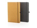 Recycled leather hardcover notebook A5