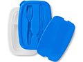 Lunch box with cutlery set