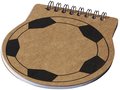 Score football shaped notebook