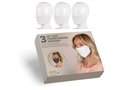 Set of 3 face masks in gift box