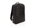 Swiss Peak deluxe vegan leather laptop backpack PVC free 1
