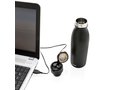 Swiss Peak vacuum bottle with mini true wireless earbuds 10