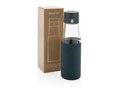 Ukiyo glass hydration tracking bottle with sleeve 6