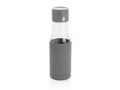 Ukiyo glass hydration tracking bottle with sleeve 13