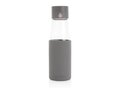 Ukiyo glass hydration tracking bottle with sleeve 14