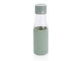 Ukiyo glass hydration tracking bottle with sleeve 19