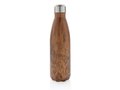 Vacuum insulated bottle with wood print - 500 ml