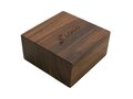 Magnetic wall cube in acacia wood 1