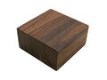 Magnetic wall cube in acacia wood
