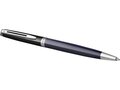 Hemisphere colour blocking ballpoint pen with palladium trim 3
