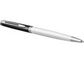 Hemisphere colour blocking ballpoint pen with palladium trim 8