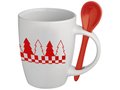 Christmas mug with spoon