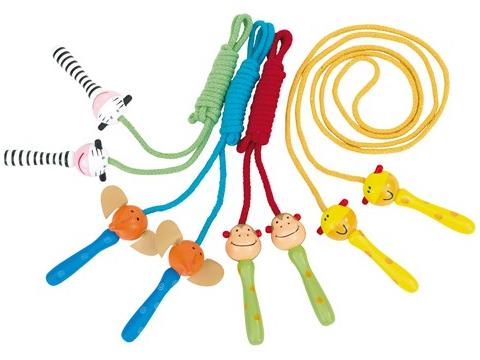 Colourful skipping rope