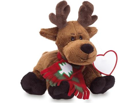 Plush moose Rudolph