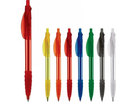 Cosmo ball pen transparent rubber grip