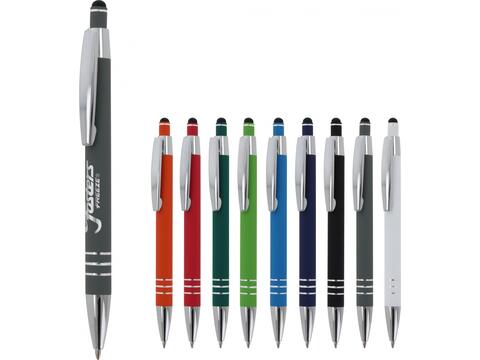 Ballpen Athens Metal Rubberised