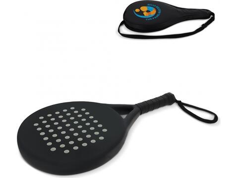 Padel racket in pouch