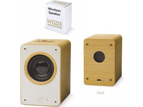 Classic wireless wood speaker