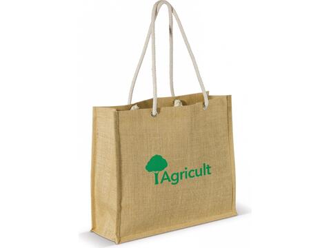 Jute shopping bag