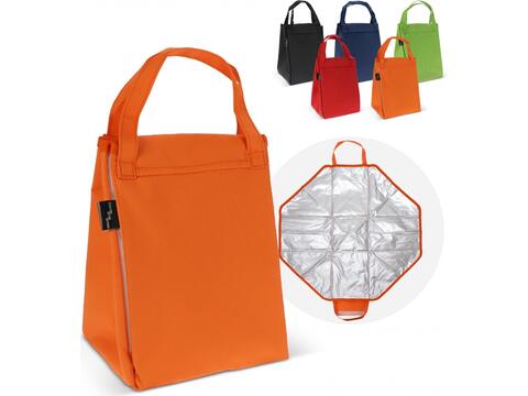 Folded cooler bag & picnic mat