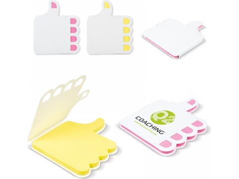 Adhesive notes Thumbs-up