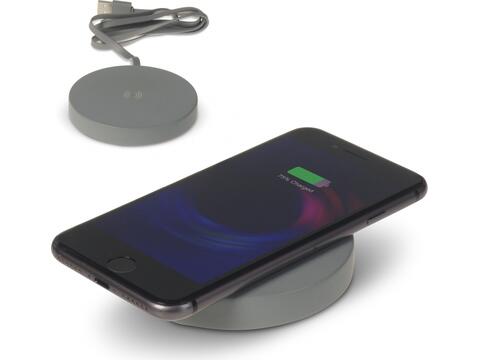 Wireless charger limestone round 5W