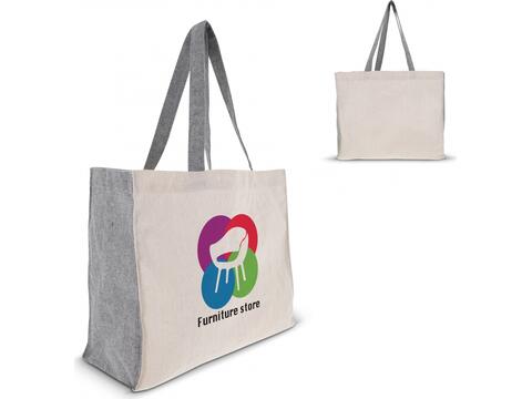 Shopping bag Recycled Cotton OEKO-TEX® 140g/m² 38x14x32cm