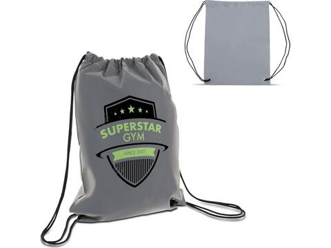 Drawstring bag reflective 30x40cm