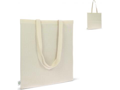 Bag GOTS natural long 140g/m² 38x42 cm