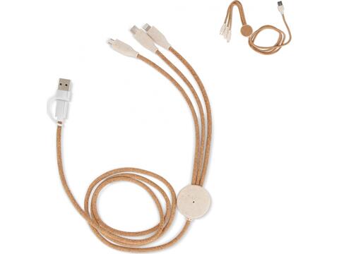 FSC cork 3 in 1 PD charging & data cable