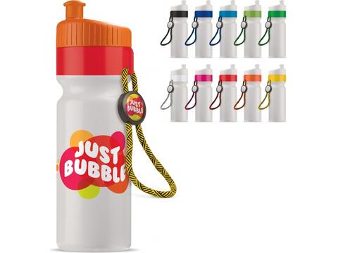 Sports bottle with edge and cord 750ml