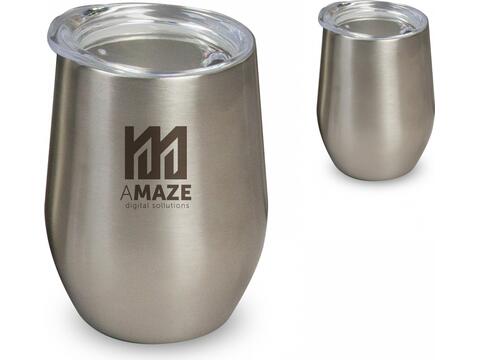 Double walled mug with lid 300ml