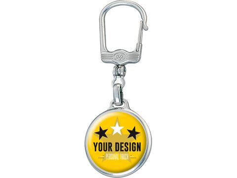 Keyring Metal round