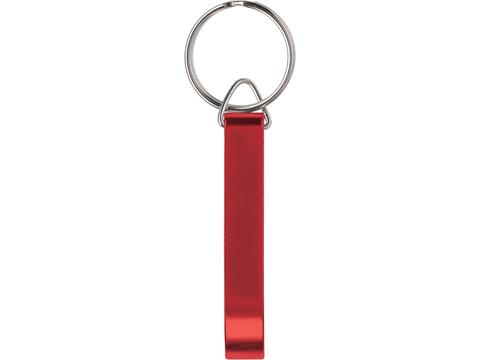 Keyring with bottle opener