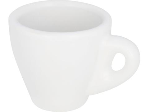 Perk white espresso mug