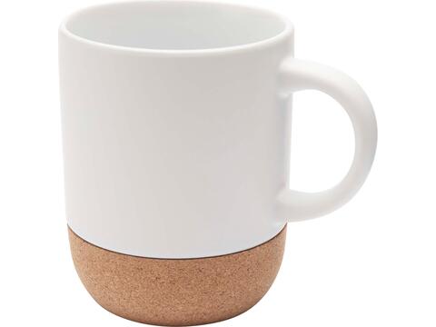Billie 300 ml ceramic sublimation mug with cork details