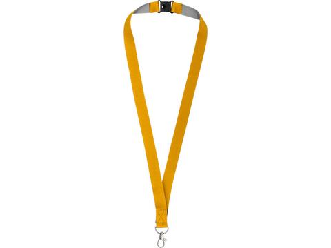 Aru two-tone lanyard with velcro closure