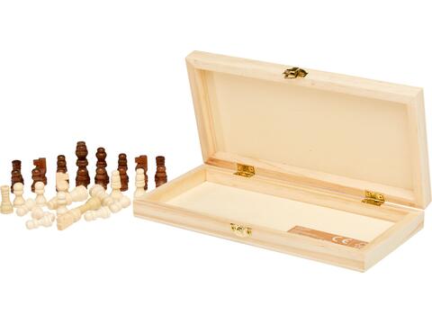 King wooden chess set