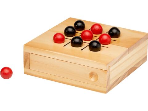 Strobus wooden tic-tac-toe game