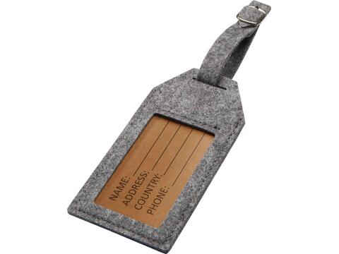 Tie luggage tag