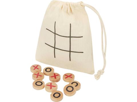 Whorl wooden tic, tac, toe game