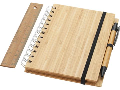 Bamboo A5 notebook with pen