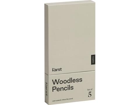 K'arst® 5-pack 2B woodless graphite pencils