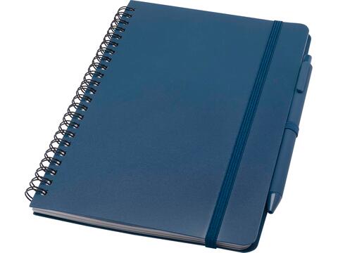 Thalaasa A5 ocean-bound hard cover notebook with ballpoint pen (black ink)