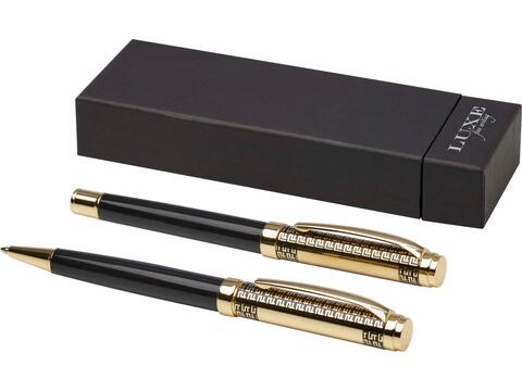 Legato ballpoint and rollerball pen set