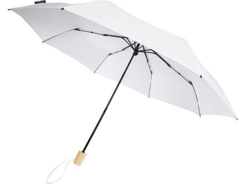 Birgit 21'' foldable windproof recycled PET umbrella