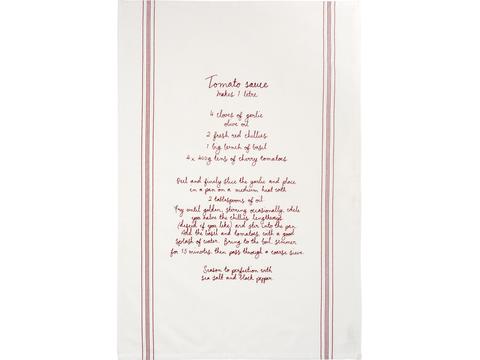 Aberdeen cotton recipe tea towel