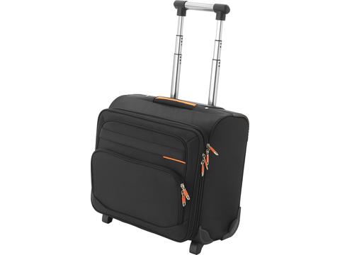 Orange Line Business Bag On Wheels